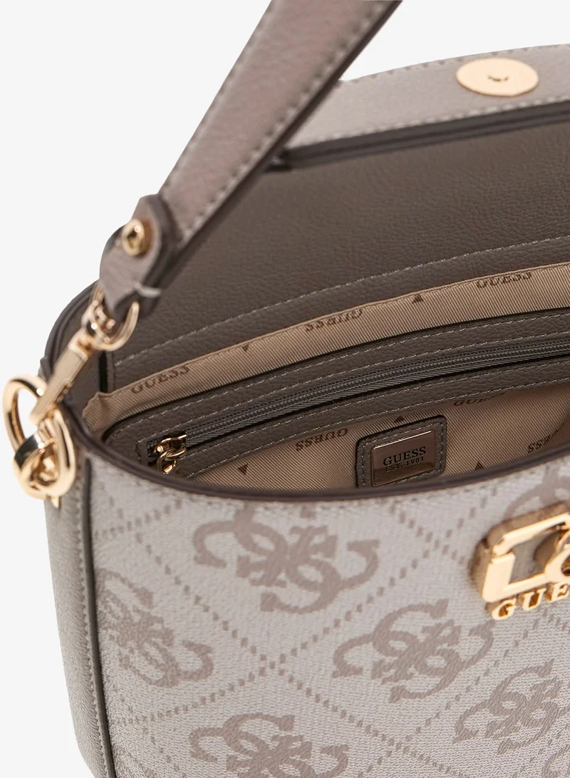 GUESS  Karnilla Monogram Bucket Bag for Women | Best Price UAE